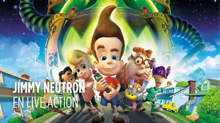 Así se verían los personajes de Jimmy Neutrón en una película de los 80s de Live Action