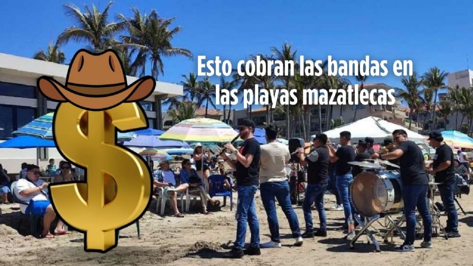 Los precios por contratar una hora de banda e el malecón de Mazatlán depende de los músicos.