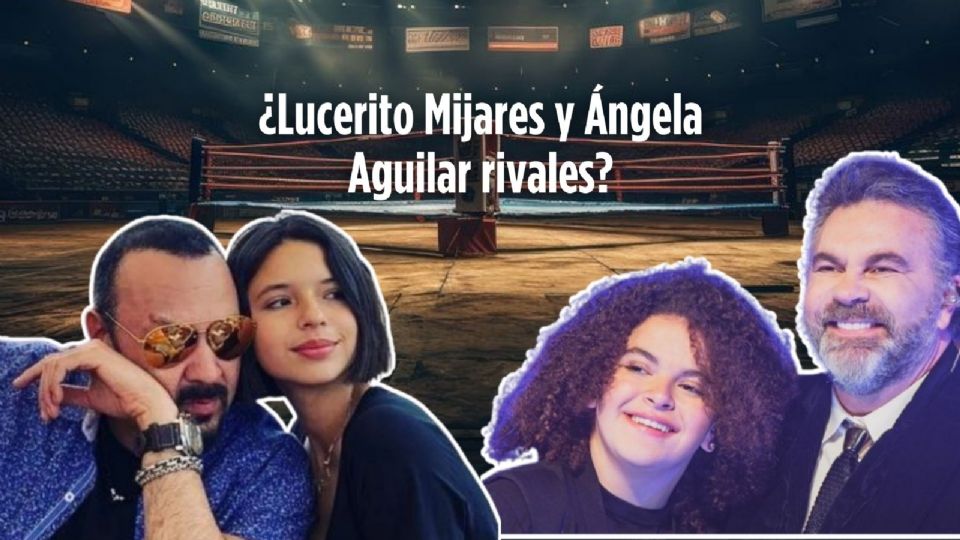 Lucerito Mijares volvió a tocar el tema de la supuesta rivalidad que algunos medios dicen que tiene con Ángela Aguilar y asegura que nunca entendió de donde surgió eso.