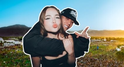 Captan a Santa Fe Klan y Stella Mueller muy románticos en el Coachella 2024 | VIDEO