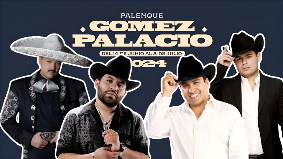 Conoce a los artistas confirmados para el Palenque Gómez Palacio 2024.