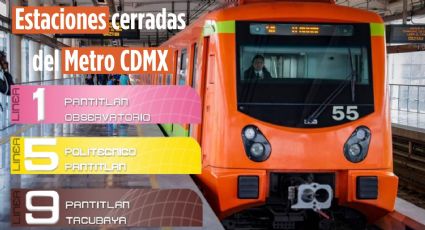 ¿Qué estaciones del Metro CDMX están cerradas? Línea 5, Línea 9 y Línea 1
