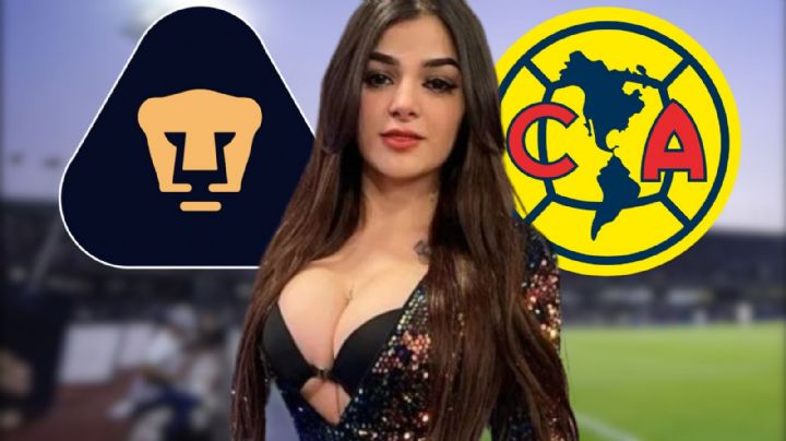 Karely Ruiz se roba las miradas en pleno partido de América vs Pumas
