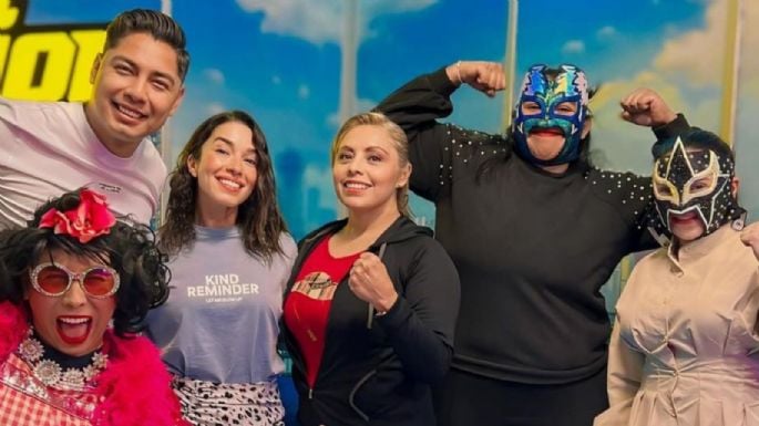 Luchadoras profesionales CMLL En Cabina con Laura G