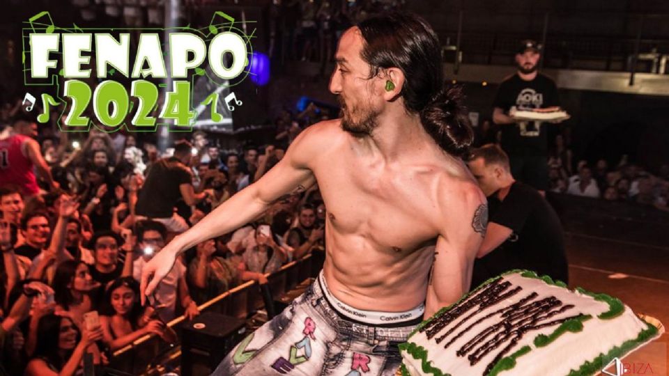 Steve Aoki llega al Teatro del Pueblo de la Feria Nacional Potosina 2024.