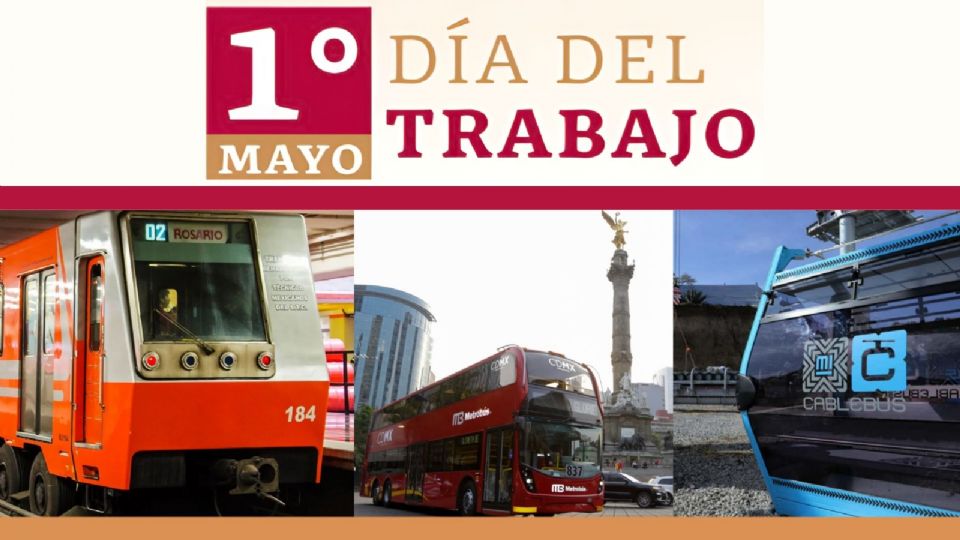 Horarios de servicio del transporte público el 1 de mayo