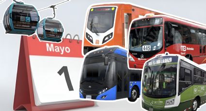 ¿Trabajas el 1 de mayo? Conoce el horario especial del Metro CDMX, Metrobús, Cablebús y RTP por el Día del Trabajo