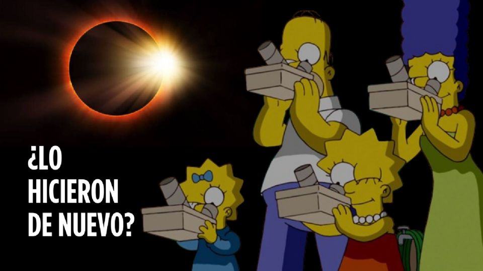 Predicciones de Los Simpson sobre el Eclipse Solar 2024
