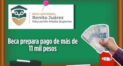 Pago de la beca “Benito Juárez”, será de más de 11 mil pesotes