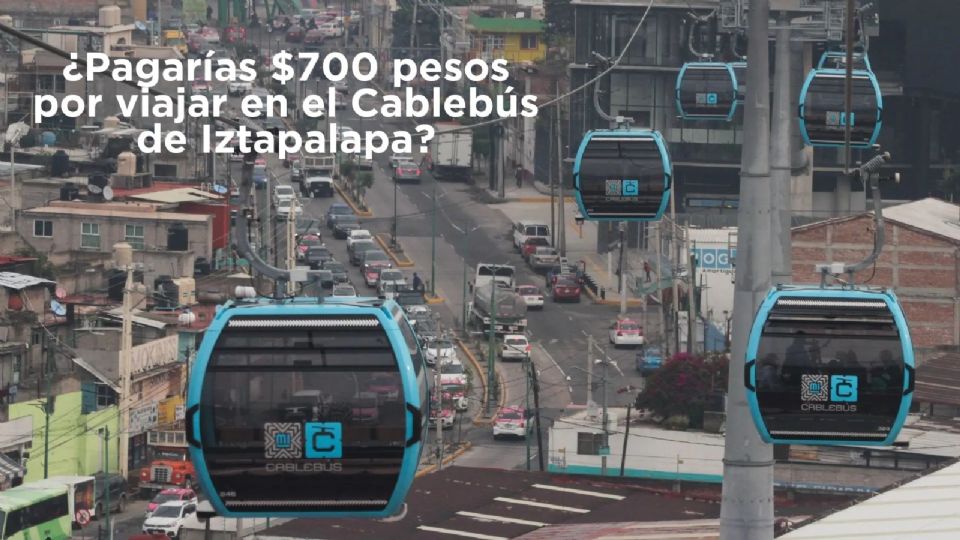 ¿Por qué están cobrando $700 pesos por persona en el Cablebús de CDMC?