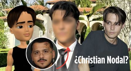 ¿Johnny Depp eres tú? Christian Nodal sorprende con radical cambio de look ¡Sin tatuajes!