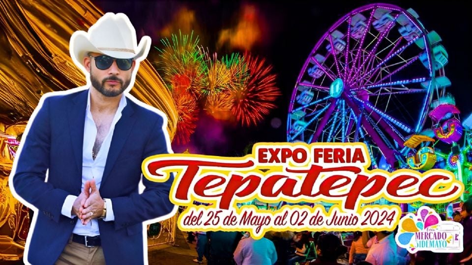 Feria Tepatepec 2024, también conocida como la 'Feria Mercado 31 de Mayo'.