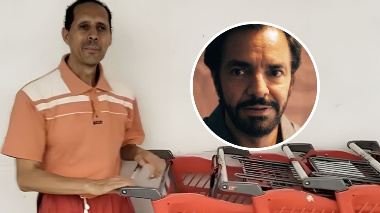 Miguel Luis is caught working in a grocery store;  They ask Eugenio Derbez to present him a job