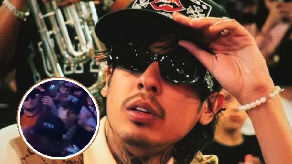 Natanael Cano se enoja con su músico.