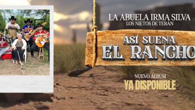 Detrás de cámaras del disco "Así suena el rancho" de La Abuela Irma Silva y Los Nietos de Terán