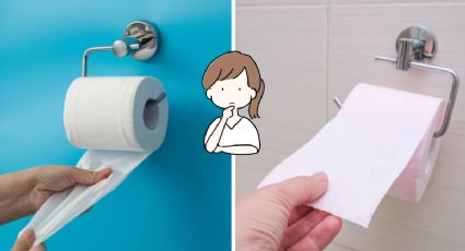¿Cuál es la forma correcta de colocar el papel higiénico, hacia adelante o hacia atrás?