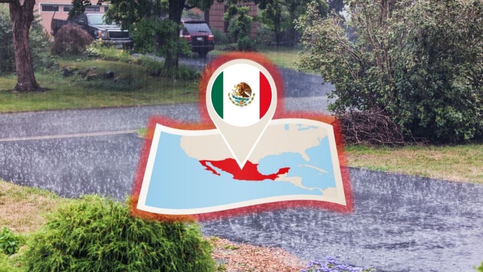 Fenómenos que provocarán lluvias torrenciales en 30 de los 32 estados de México