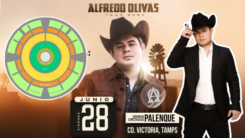 No puedes perderte esta oportunidad de ver a Alfredo Olivas en vivo.