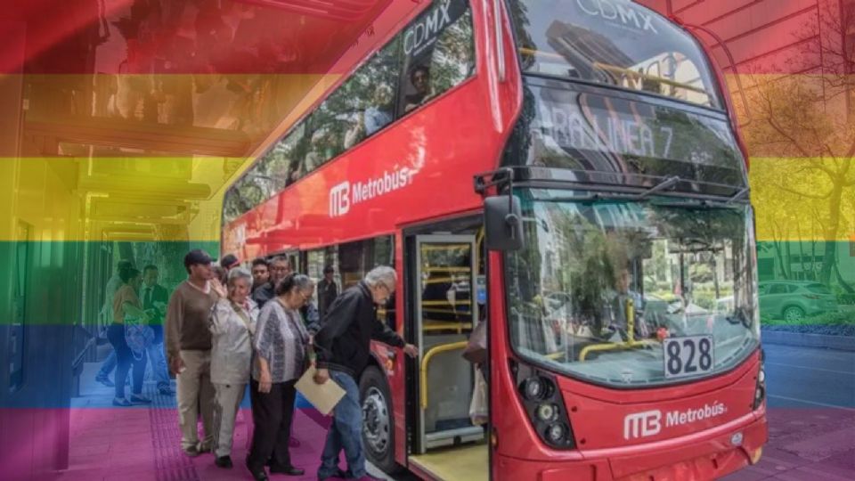 Estaciones cerradas metrobús por marcha lgbt 2024
