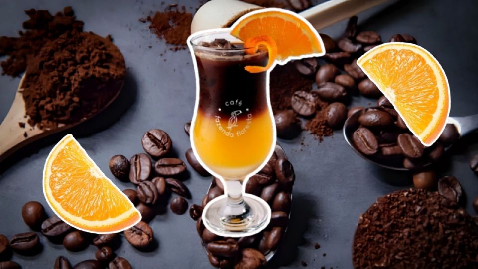 Esta bebida combina café y jugo de naranja, ofreciendo una mezcla refrescante y energizante.