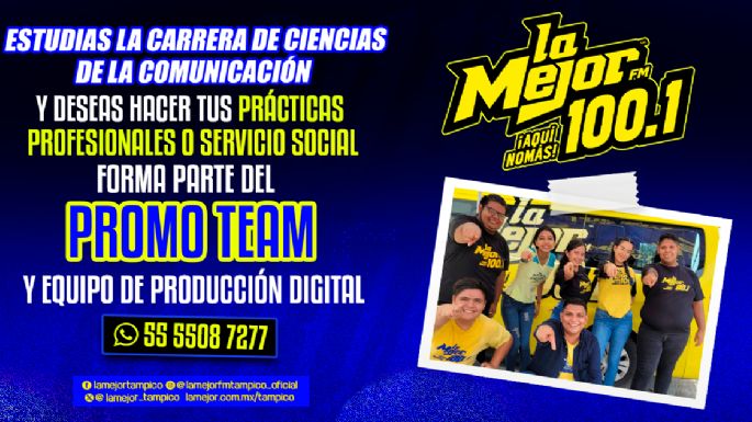 Forma parte de nuestro PROMO TEAM y equipo de Produccion Digital