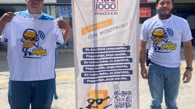 GANADORES DE LA PLAYERA OFICIAL DE ADE1000 Y LA MEJOR FM 99.9