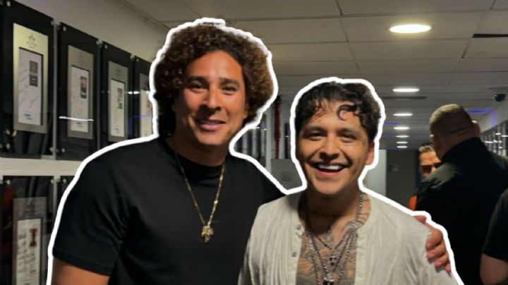 Memo Ochoa y Christian Nodal sorprenden con palomazo en pleno concierto VIDEO