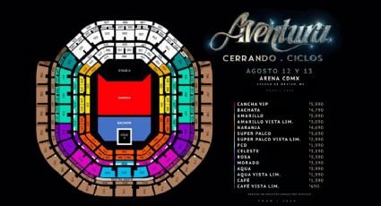 Boletos Aventura Arena CDMX: Precios y Zonas para ver a Romeo Santos