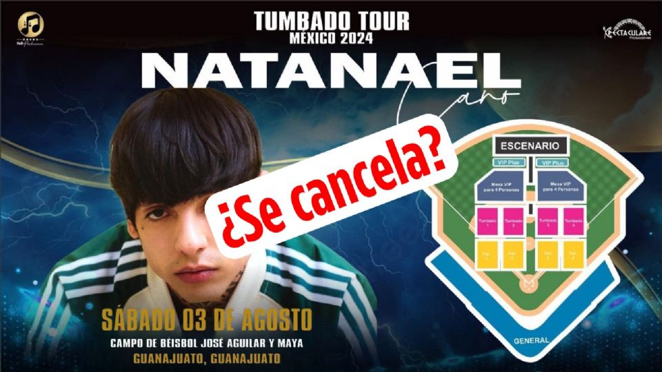 El concierto de Natanael Cano en Guanajuato ha generado confusión y preocupación entre sus fanáticos.
