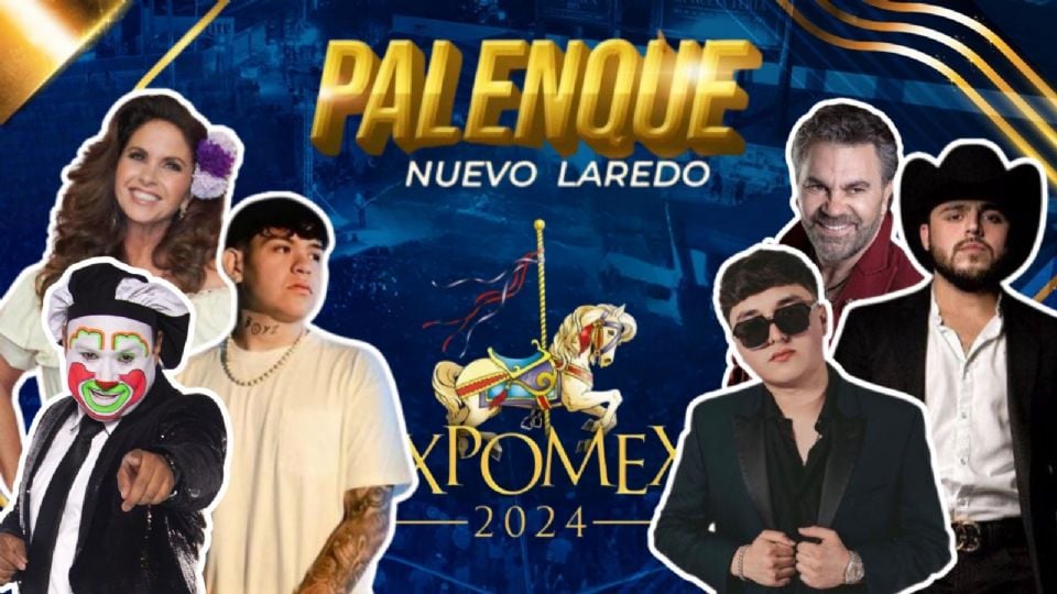 Este es el Cartel de artistas confirmados para el Palenque y Teatro del Pueblo de la Expomex.