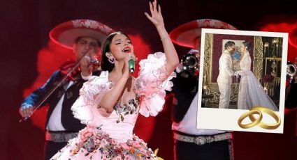 ¿Ángela Aguilar le dedicó "La gata bajo la lluvia" a Nodal? Así la cantó en su boda VIDEO