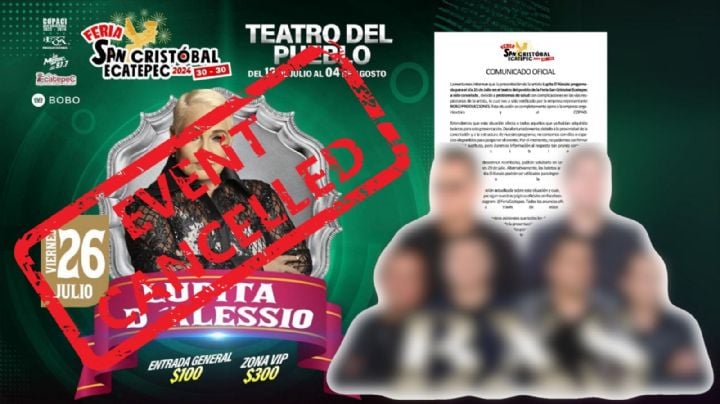 Feria Ecatepec 2024: Lupita D’Alessio cancela concierto por alarmante razón ¿Qué artista la sustituirá?