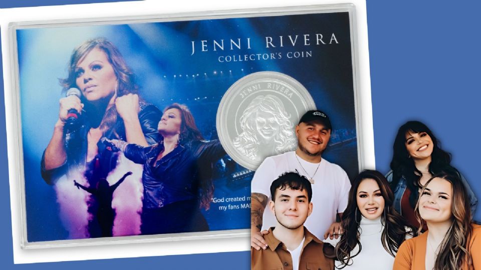 Hijos de Jenni Rivera lanza a la venta moneda de la cantante