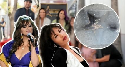 Vuelven a vandalizar la estrella de Jenni Rivera en el Paseo de la Fama; identifican a los responsables