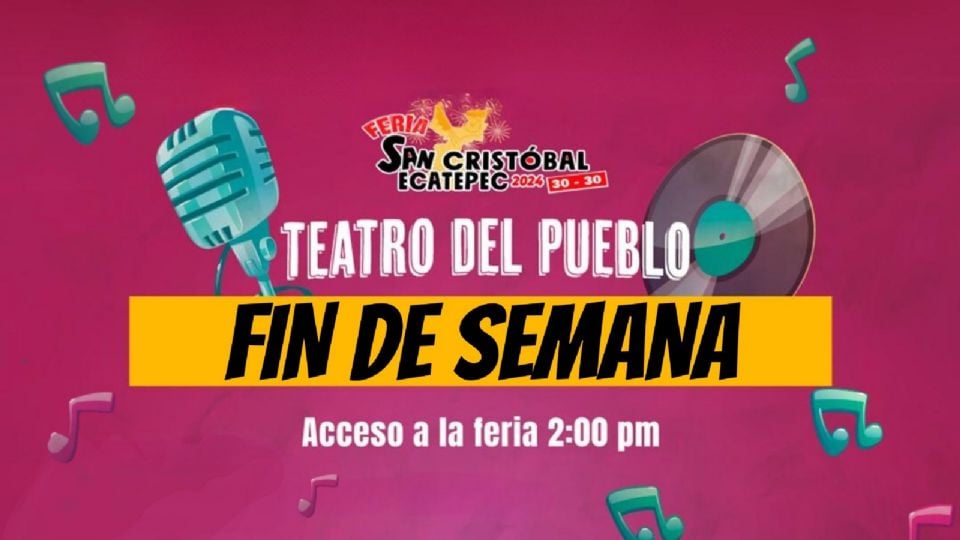 Este fin de semana promete ser un cierre espectacular con una serie de presentaciones en la Explanada 30-30.