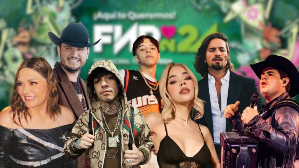 Artistas que se presentarán en el Teatro del Pueblo de la FENAPO 2024