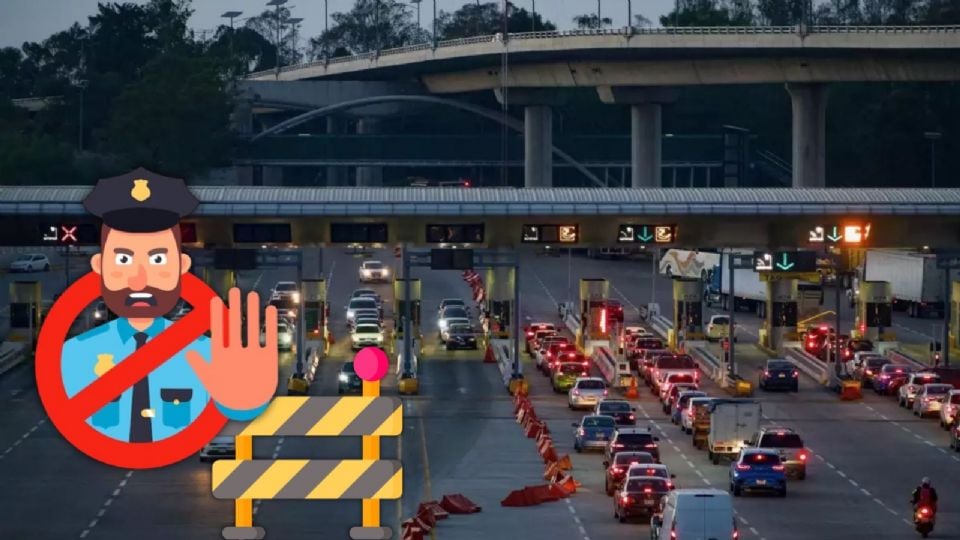 Cierre de autopista en la México-Cuernavaca