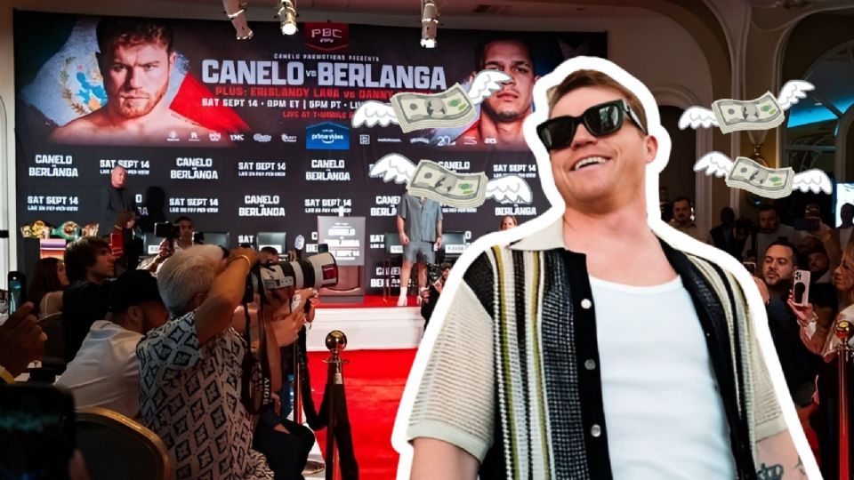 ¿Cuánto ganará el Canelo en su pele contra Edgar Berlanga?