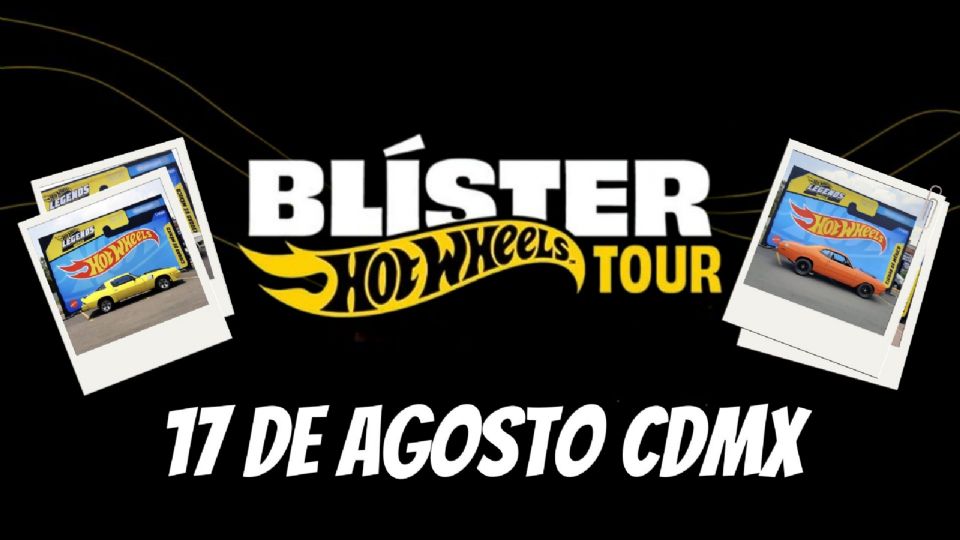 Trae tu auto y llévate a casa un emocionante recuerdo con Hot Wheels Legends Blister Tour.