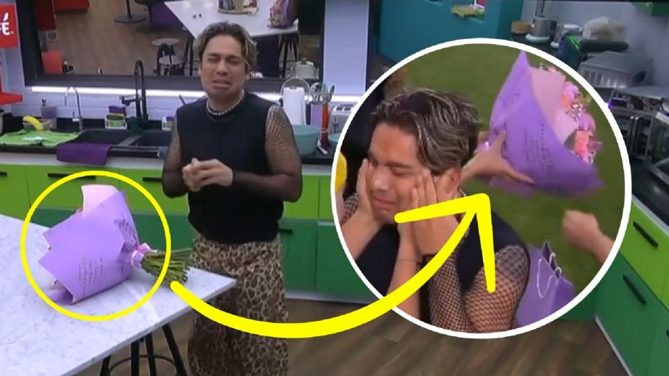 ¿Qué decía el ramo que recibió Ricardo Peralta de su novio Charly?