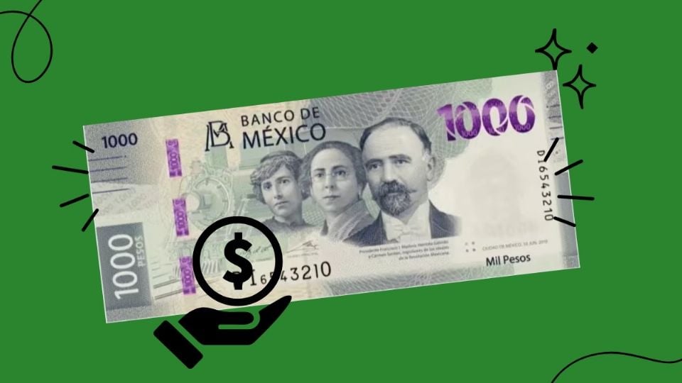 Una serie de del billete de 1.000 pesos es especial.