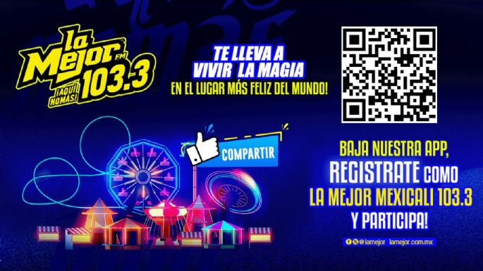 La Mejor 103.3 te lleva ¡Al Lugar Más Feliz del Mundo!