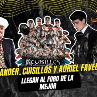 El Komander, Cuisillos y Adriel Favela llegan al foro de La Mejor