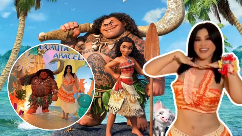 Así festejo Gomita su cumpleaños número 30 con temática de Moana.