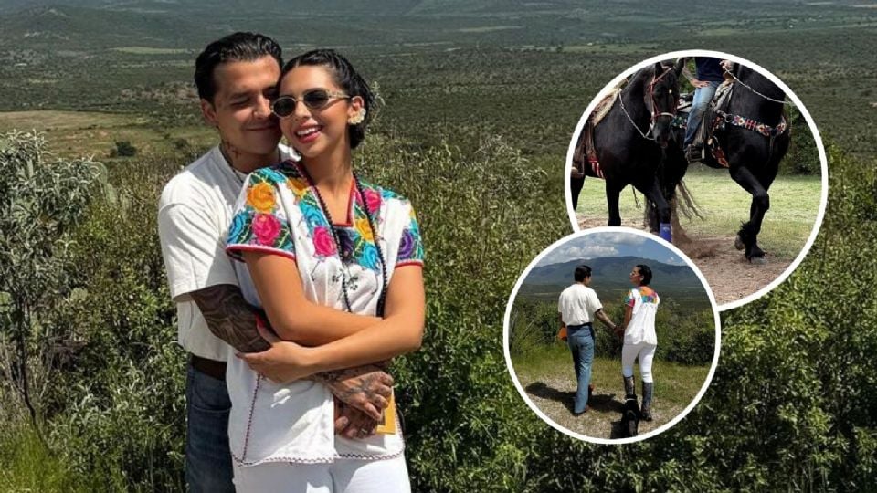 Ángela aguilar y Nodal comparte escapada romántica en redes