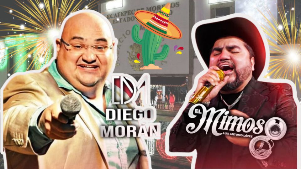 Estos son los artistas que se presentarán en el municipio de Ecatepec durante el Grito de Independencia