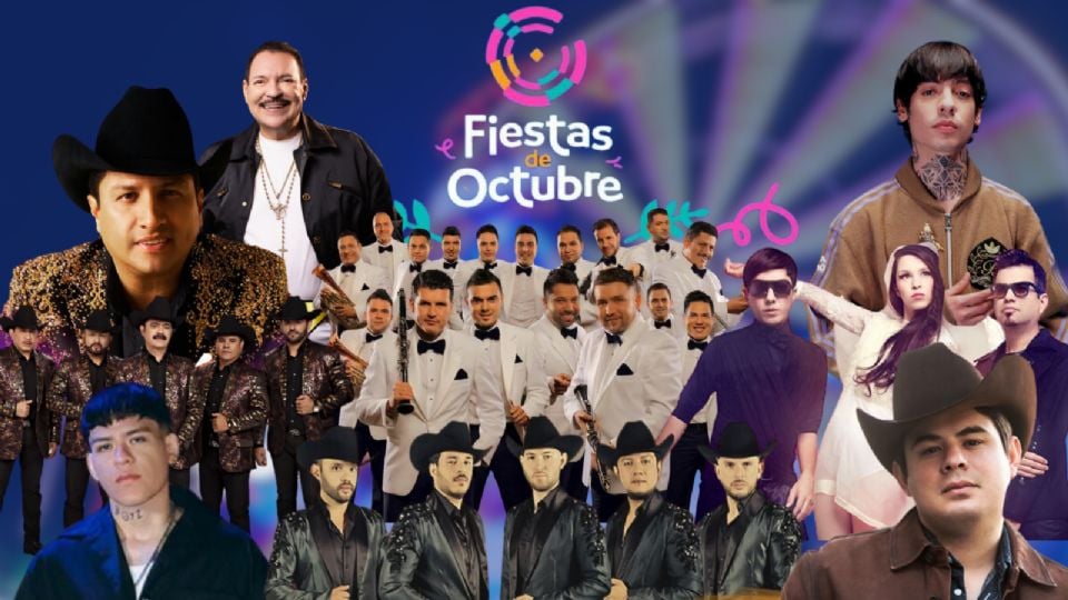 Estos son los artistas que se presentarán en las Fiestas de Octubre 2024