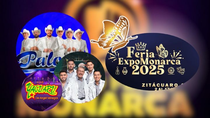 Feria Monarca Zitácuaro 2025: ¿Cuándo se presentará GRATIS Grupo Palomo, Los Yaguarú y más en Michoacán?