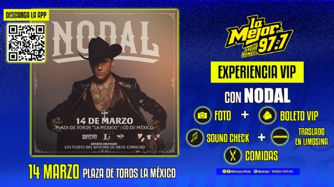 Gana una experiencia VIP para ver a Christian Nodal