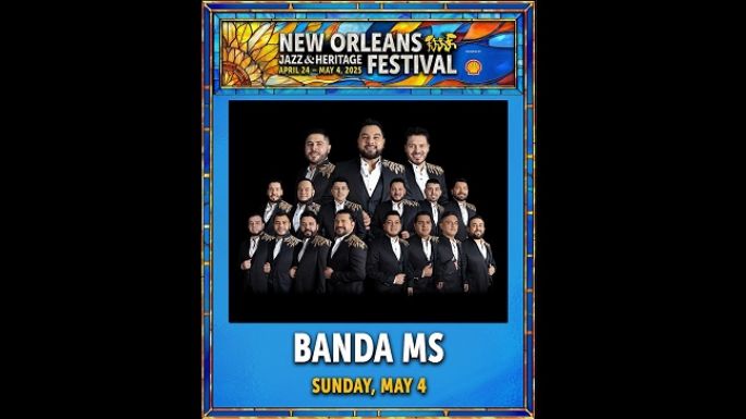 Banda MS confirma participación en el New Orleans Jazz & Heritage Festival